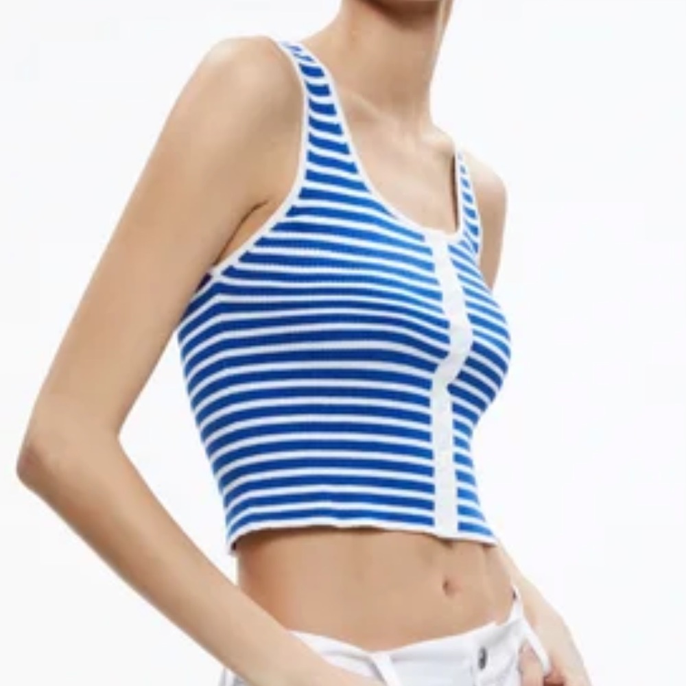Alice and Olivia Daryn cropped tank